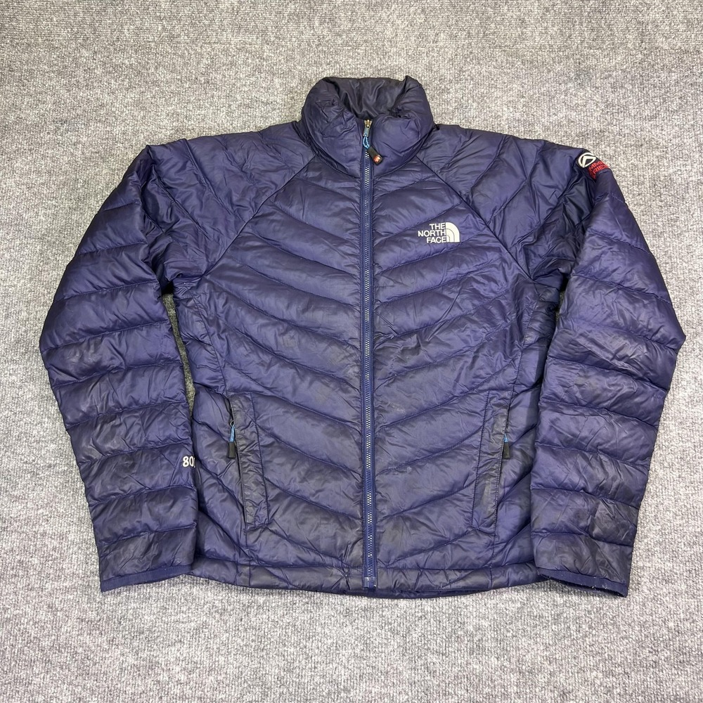 The North Face Summit Series Jacket Womens XS Blue 800 Down Full Zip Insulated